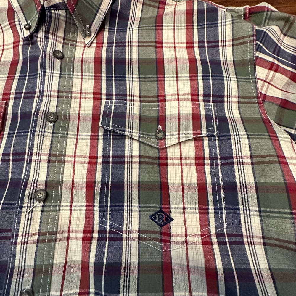 Men’s Western Shirt Roper Brand M/Lg - Picture 2 of 8